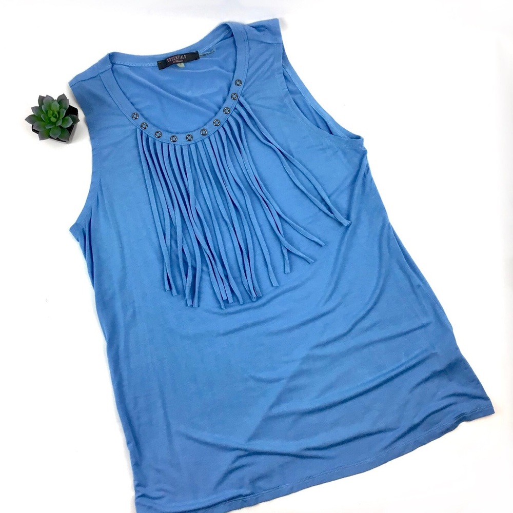 MILANO Essentials | Fringe Jersey Tank Top